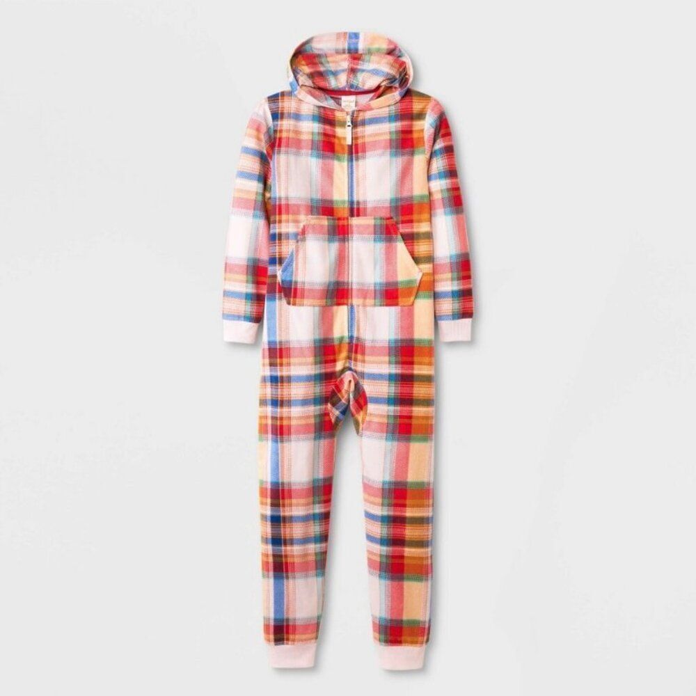 Cat & Jack Kids Medium or Large Union Suit Onsie Pajama - New